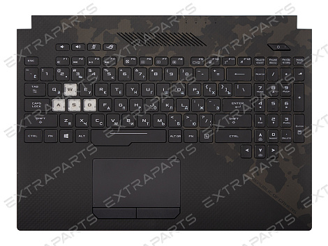 Топ-панель Asus ROG Strix SCAR II GL504GM черная