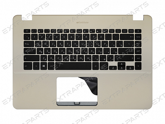 Клавиатура Asus VivoBook 15 X505ZA золотая топ-панель