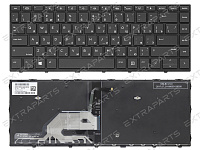 Клавиатура для HP ProBook 430 G5 черная с подсветкой (оригинал)
