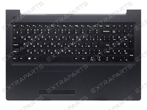 Клавиатура LENOVO 310-15ISK (RU) черная топ-панель