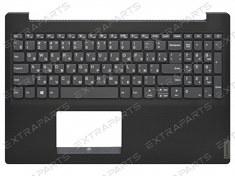 Клавиатура Lenovo IdeaPad S145-15API черная топ-панель