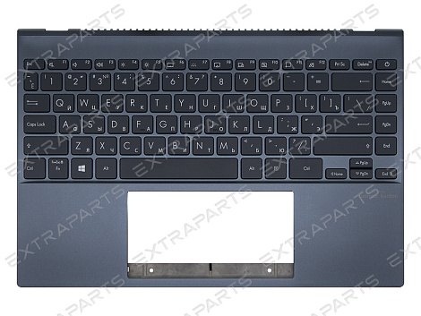 Топ-панель для Asus ZenBook 13 UX325SA темно-синяя с подсветкой