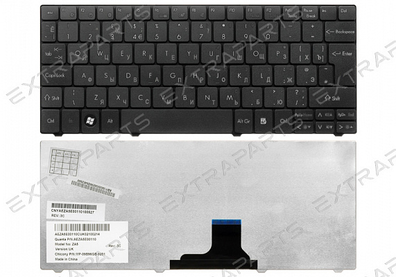 Клавиатура PACKARD BELL Dot M (RU) черная