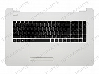 Клавиатура HP 17-y (RU) белая топ-панель