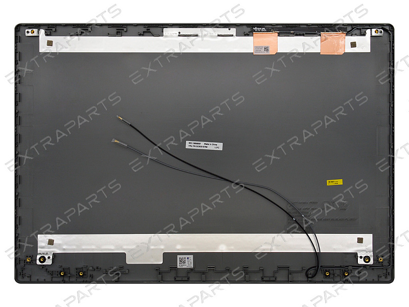 Крышка матрицы для ноутбука Lenovo IdeaPad S145-15AST серая глянцевая