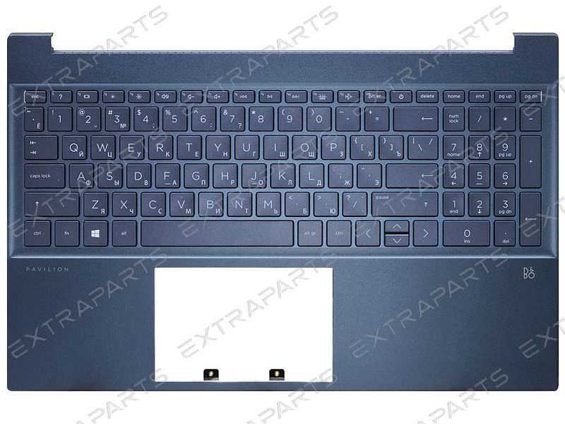 Топ-панель HP Pavilion 15-eh синяя (для моделей без сканера отпечатка)