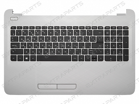 Клавиатура HP 15-ac серебряная топ-панель V.2