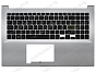 Топ-панель для Asus VivoBook 15 K513EA серебро, черные клавиши