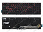 Клавиатура Dell G3 15 3579 черная с красной подсветкой