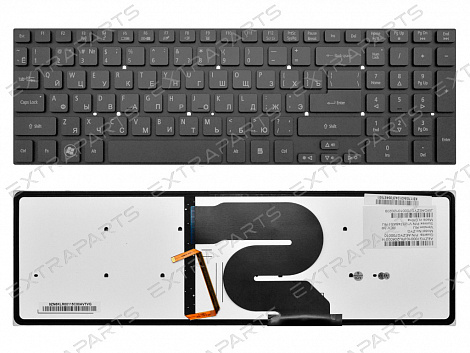 Клавиатура Acer Aspire Ethos 5951G черная с подсветкой