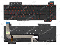 Клавиатура Asus FX503VM с подсветкой (красные клавиши)