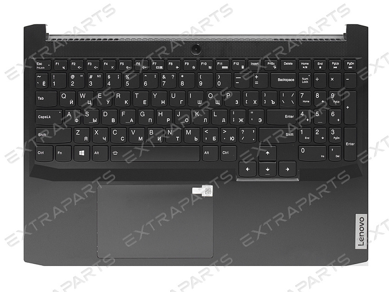 Топ-панель Lenovo Ideapad Gaming 3 15IHU6 с подсветкой черная