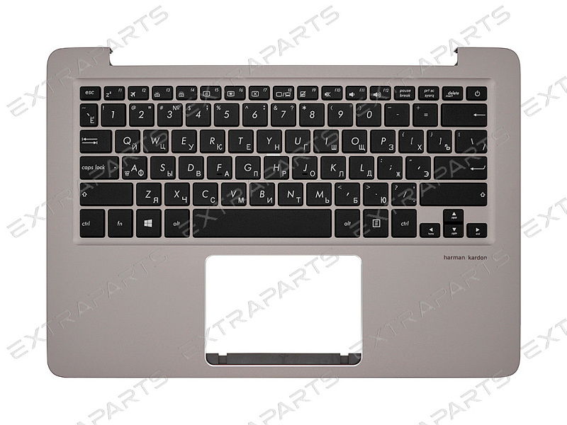 Клавиатура Asus ZenBook UX410UA топ-панель серебро