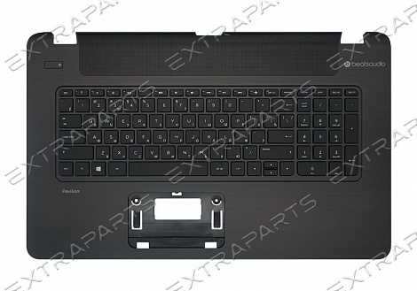 Клавиатура HP Pavilion 17-f (RU) черная топ-панель V.1