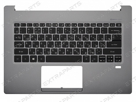 Клавиатура Acer Swift 5 SF514-52T серая топ-панель с подсветкой