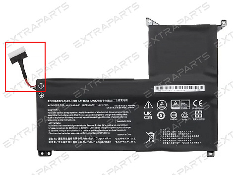 Аккумулятор для Colorful X15 AT 23 (73Wh)