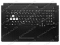 Топ-панель Asus TUF Gaming A17 FA706IU черная с RGB-подсветкой