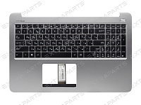 Клавиатура Asus K501UX топ-панель серебро