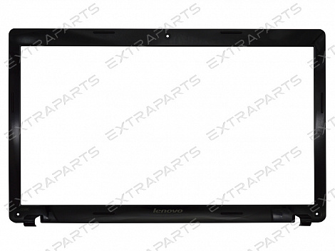 Рамка матрицы для ноутбука Lenovo G580 черная глянцевая V.1