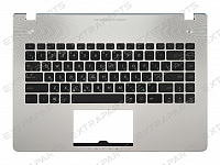 Клавиатура ASUS N46JV (RU) топ-панель серебро