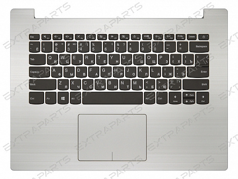 Клавиатура Lenovo IdeaPad 320-14AST топ-панель серебро