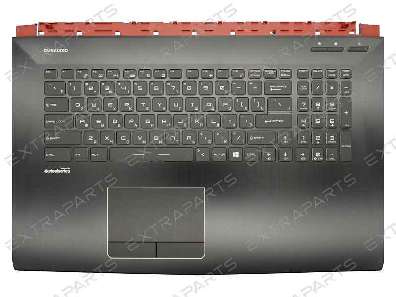 Клавиатура MSI GL72M 7REX черная топ-панель c RGB-подсветкой V.1