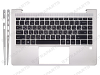 Топ-панель для HP Elitebook 640 G10 серебряная (2 разъема USB-C)