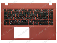 Клавиатура Acer Aspire E5-522G красная топ-панель