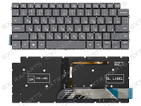Клавиатура для Dell Inspiron 5493 серая с подсветкой