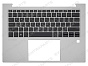 Топ-панель для ноутбука HP EliteBook 840 G11 серебряная с подсветкой