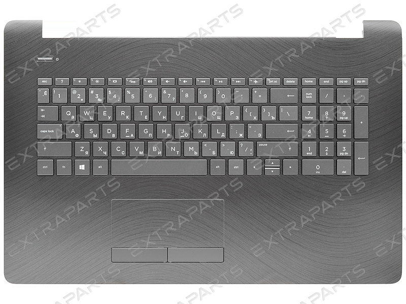 Топ-панель HP 17-bs черная с подсветкой