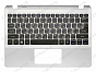 Клавиатура ACER Aspire V5-122P (RU) серебряная топ-панель с подсветкой