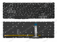 Клавиатура Acer Nitro 5 AN517-52 с RGB-подсветкой (узкий шлейф клавиатуры)