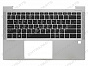 Топ-панель HP EliteBook 840 G7 серебряная (с трекпоинтом)