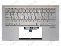 Топ-панель Asus ZenBook 14 UX434DA серебряная