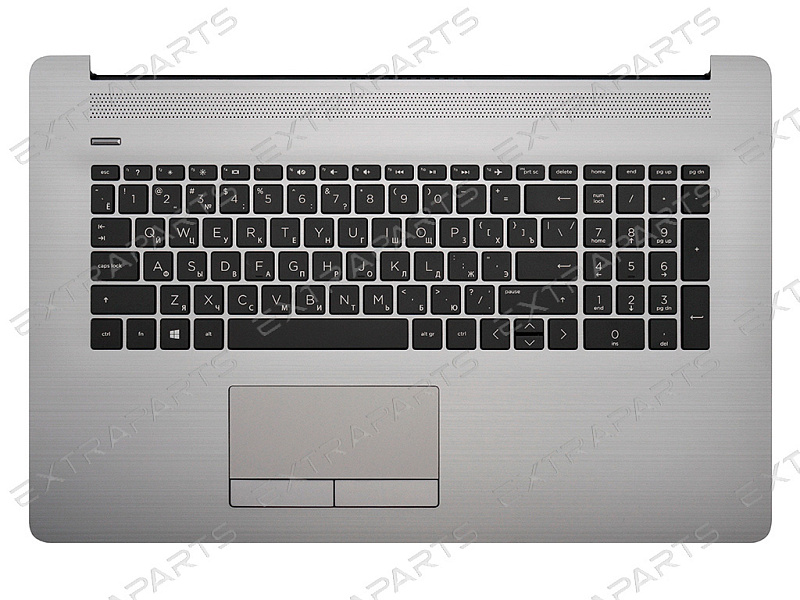 Топ-панель HP 470 G7 серебряная без подсветки (С DVD-приводом)