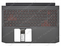 Топ-панель для Acer Nitro 7 AN715-51 чёрная с подсветкой (GTX1050/1650).