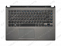 Клавиатура Acer Aspire V7-482PG серая топ-панель с подсветкой