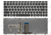 Клавиатура LENOVO G40-30 (RU) серебро с подсветкой