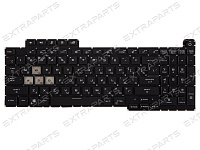 Клавиатура Asus ROG Strix G17 G713QM черная с RGB-подсветкой (4х зонная)