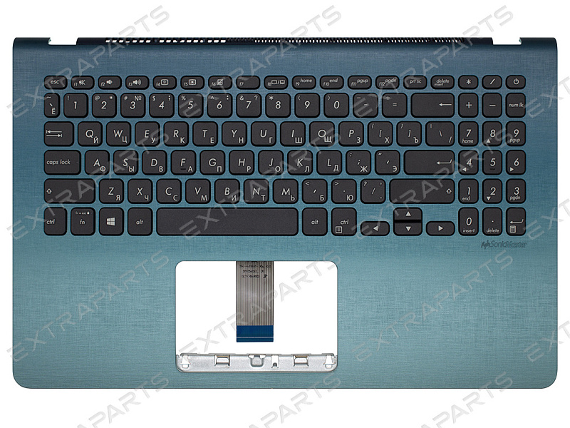Топ-панель для ноутбука Asus Vivоbook S15 S530FА зеленая