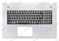 Клавиатура ASUS N76 (RU) топ-панель серебро