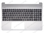 Топ-панель HP 15s-eq без подсветки (серебряная с черными клавишами)