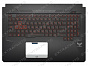 Клавиатура Asus TUF Gaming FX705DT черная топ-панель